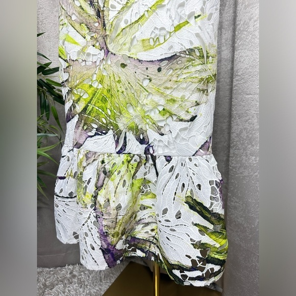 Dress the Population Green Floral Midi Dress - Picture 7 of 12